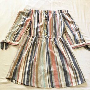 BLUSH Off the Shoulder Dress | Size L | NWOT